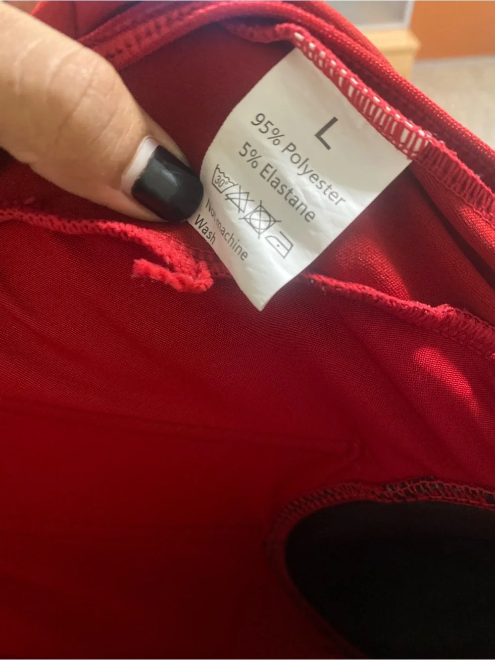 Brand structured red